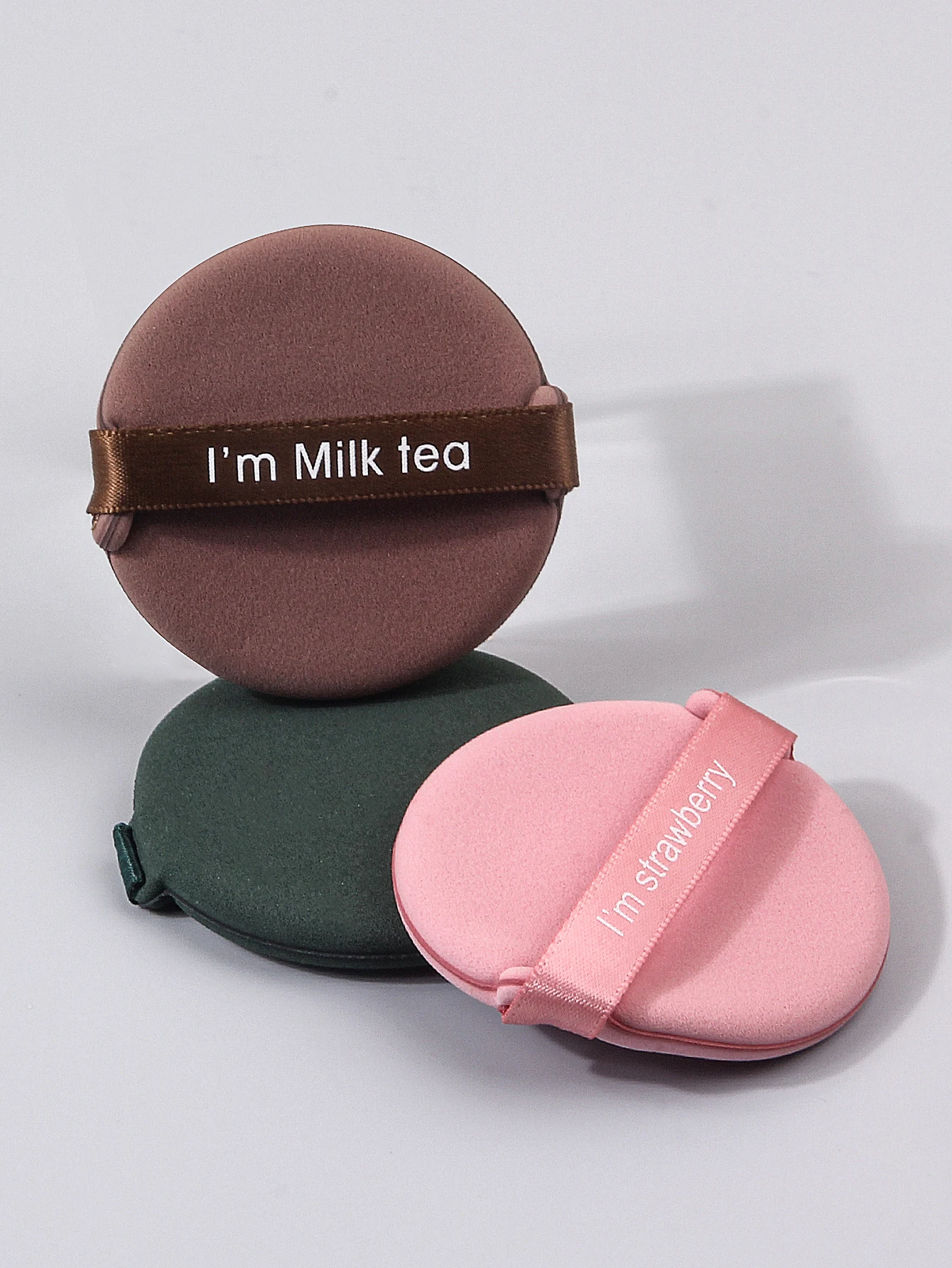 3pcs Soft Touch Air Cushion Powder Puff Dry and wet non-sticking powder makeup Sponge Powder Puff portable easy makeup tool