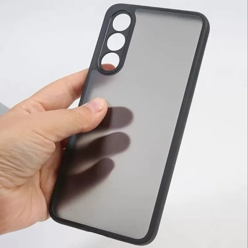 

Для Meizu 20 21 Pro гибридный мягкий чехол из ТПУ + ПК, противоударный матовый роскошный прочный чехол для кожи, защита от отпечатков пальцев