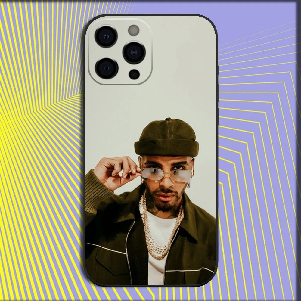 Music R-Rauw Alejandro Rap Phone Case For iPhone 16,15,14,13,12,11,Pro,X,XS,Max,XR,Plus,Mini Soft Black Cover