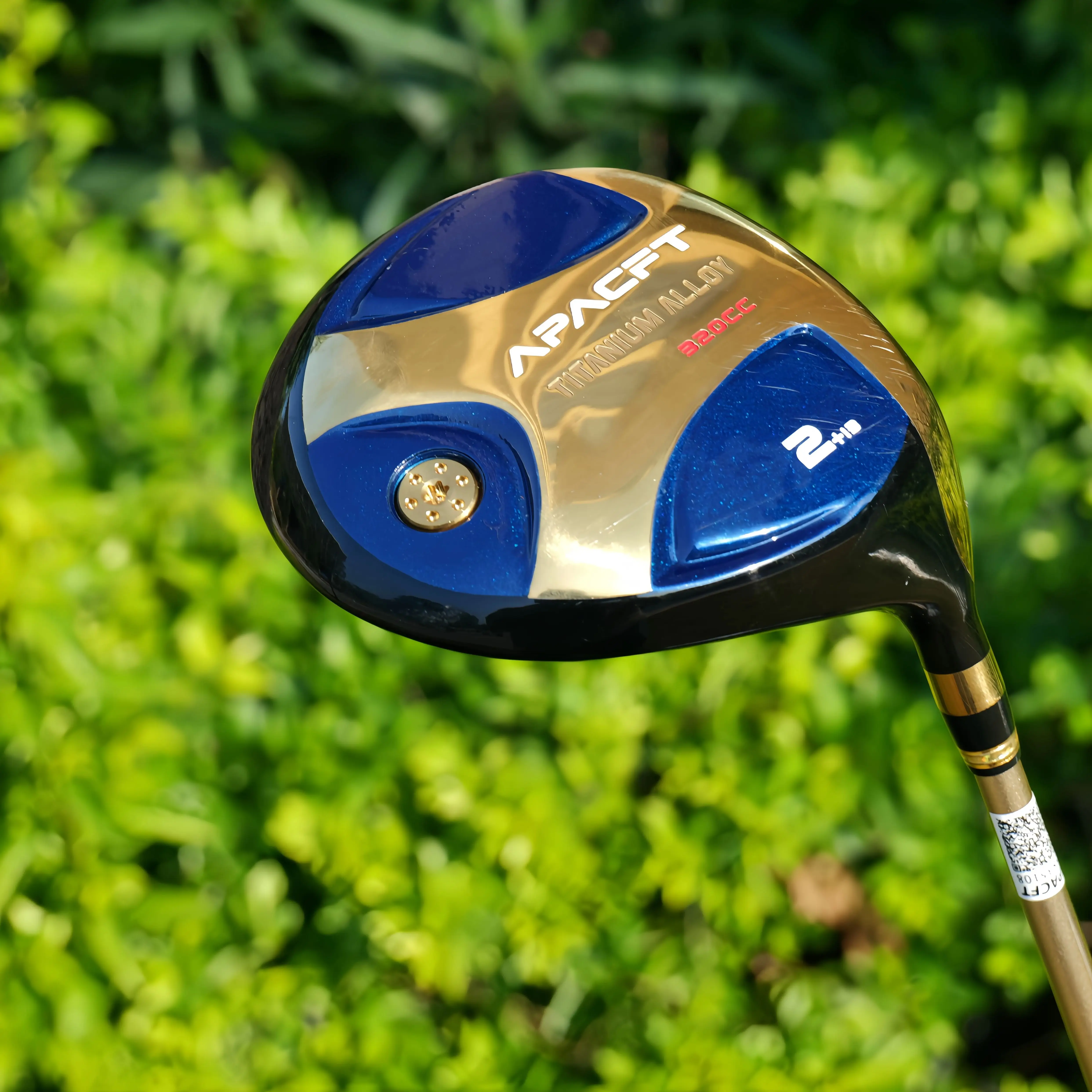 APACFT Golf 2 Fairway Wood, Titanium Alloy Head Ultra-High Rebound High Forgiveness Low CG Built-in Weighting MOI Golf Club