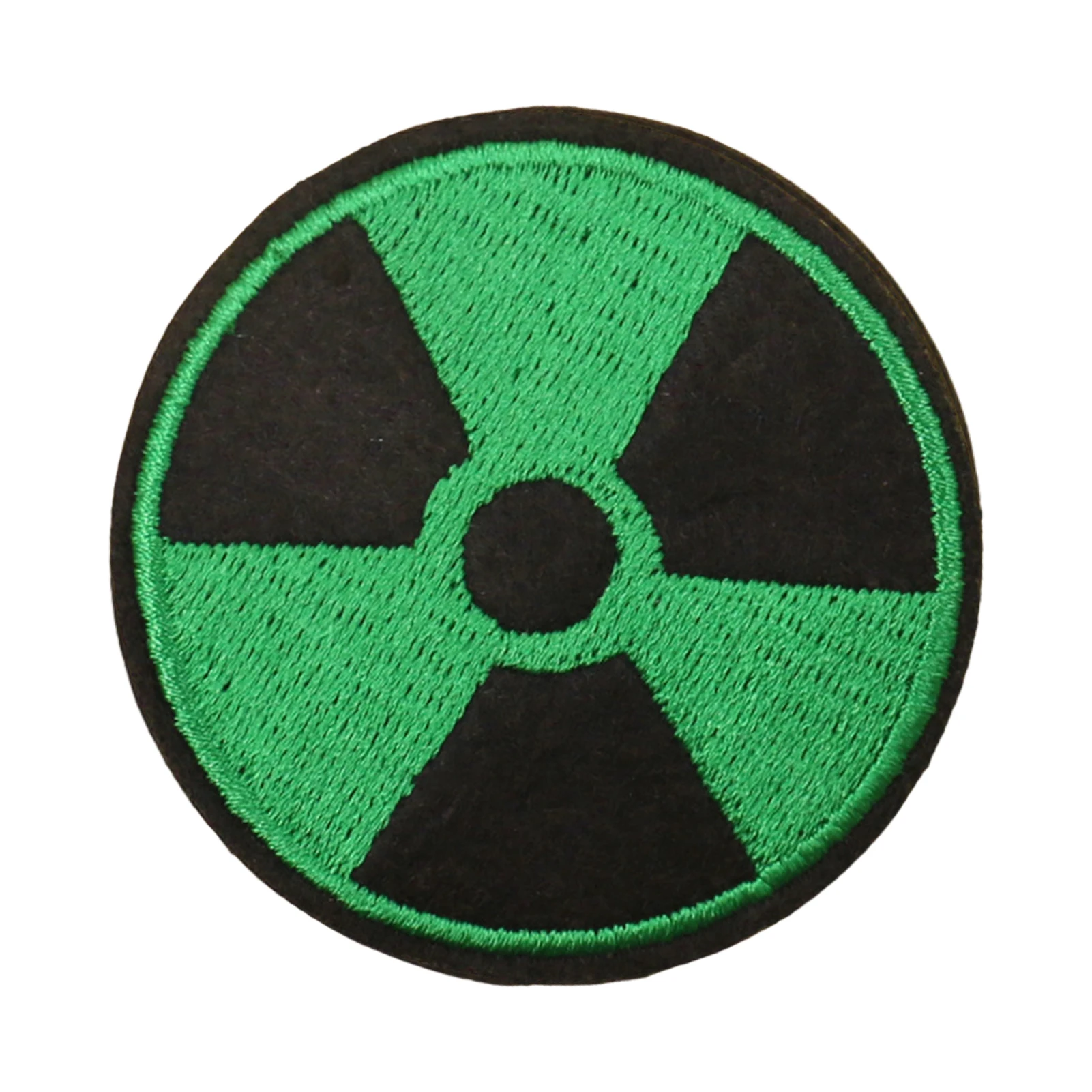 Nuclear Patch Nuclear Embroidery Patch Dangerous Sign For Clothing Backpacks Hats Shirt DIY Fabric For Clothing Backpacks Hats