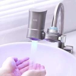 Youpin-Água-Power Esterilização Faucet Purificador de água, Esterilização Profunda Ultravioleta, Filtração Fina de 6 Estágios, Novo