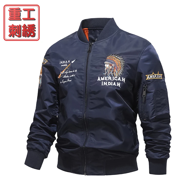 

Air Force pilot jacket men's aircraft Embroidered Baseball suit large jacket tooling jacket