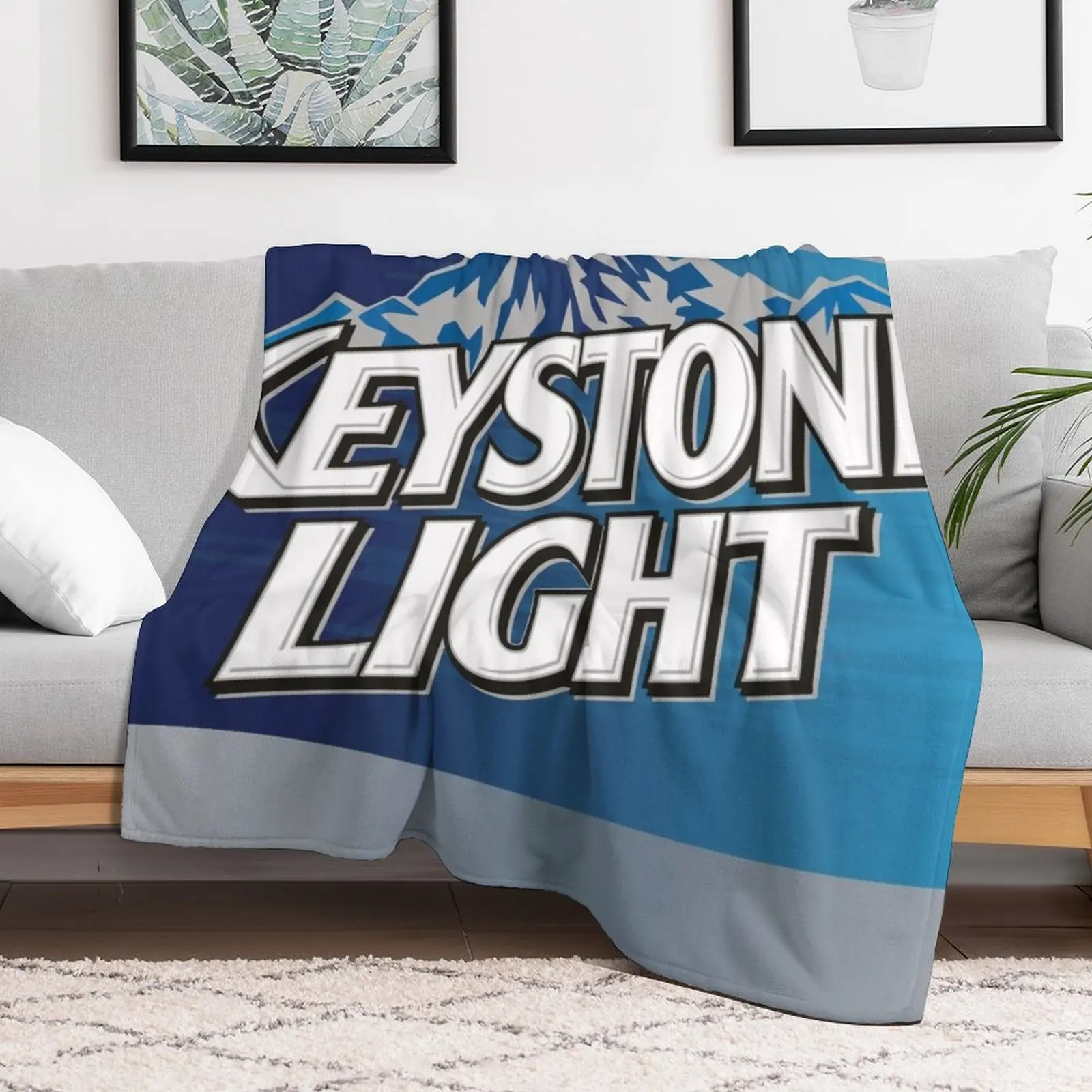 Keystone Light Throw Blanket Cute Giant Sofa Hairy christmas gifts Blankets