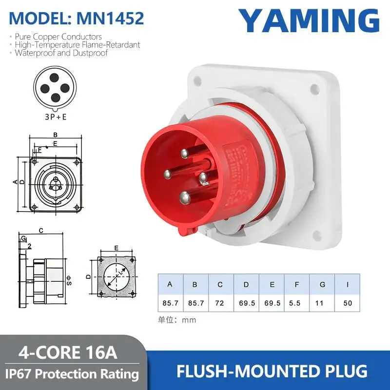 Variant: 4Core16A Flush 1452