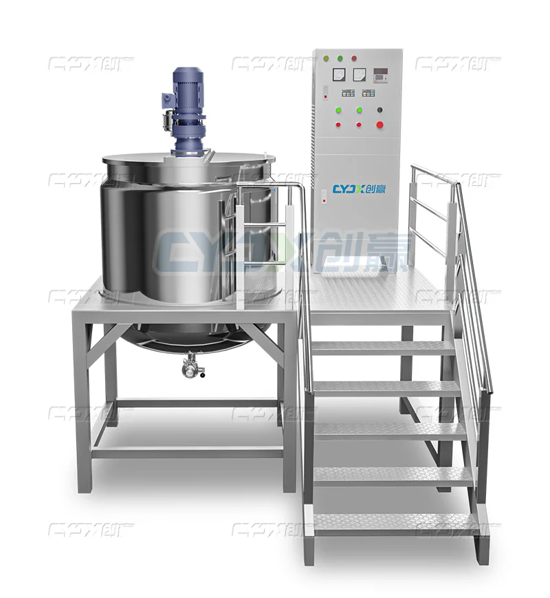 1200L Stainless Steel Agitator Liquid Soap Making Machine Motor Pump Electric Heating High Safety Mixing Tank Liquid Detergent
