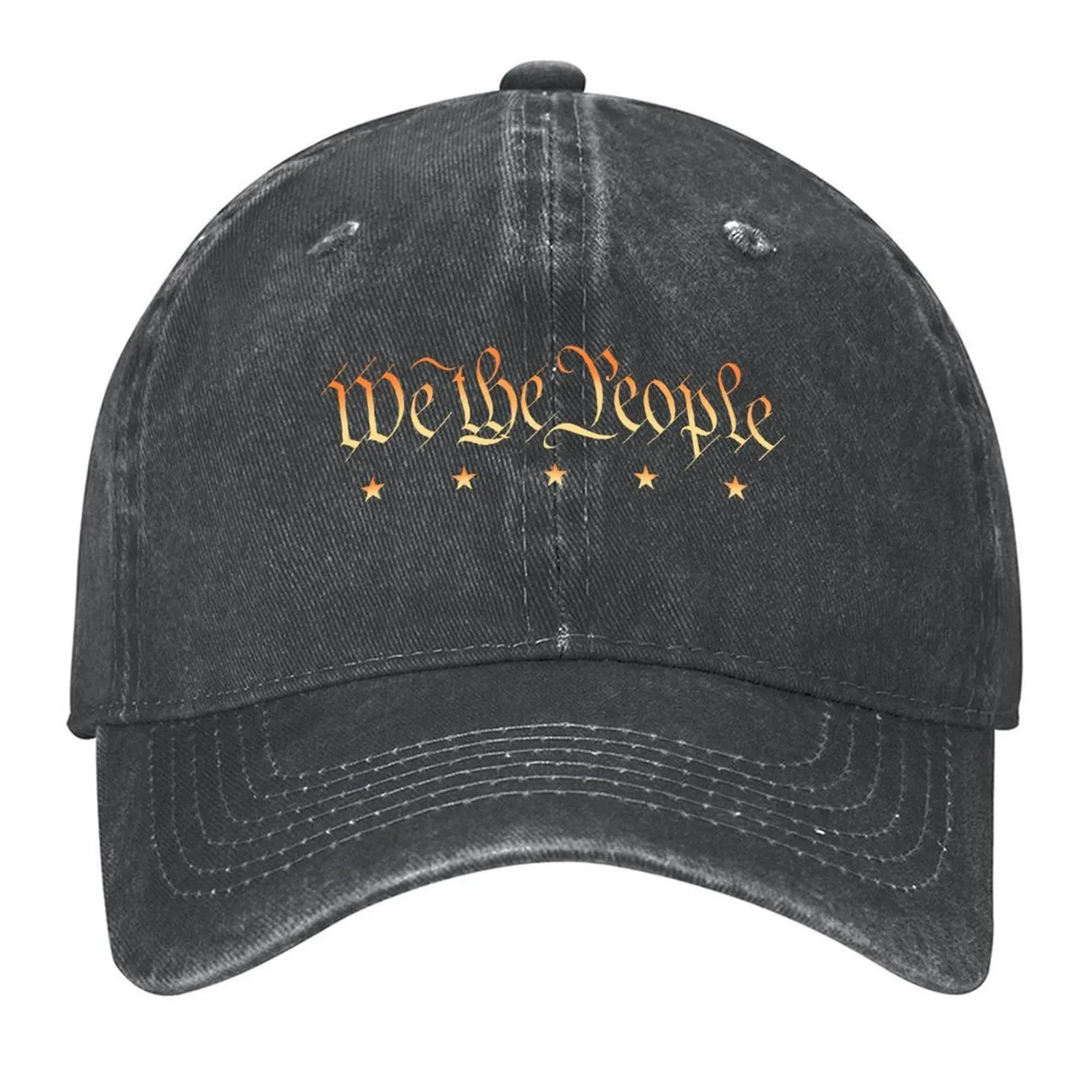 

We the People (gold version) Baseball Cap luxury woman cap dad hat custom Hat golf hat genuine Women's Men's