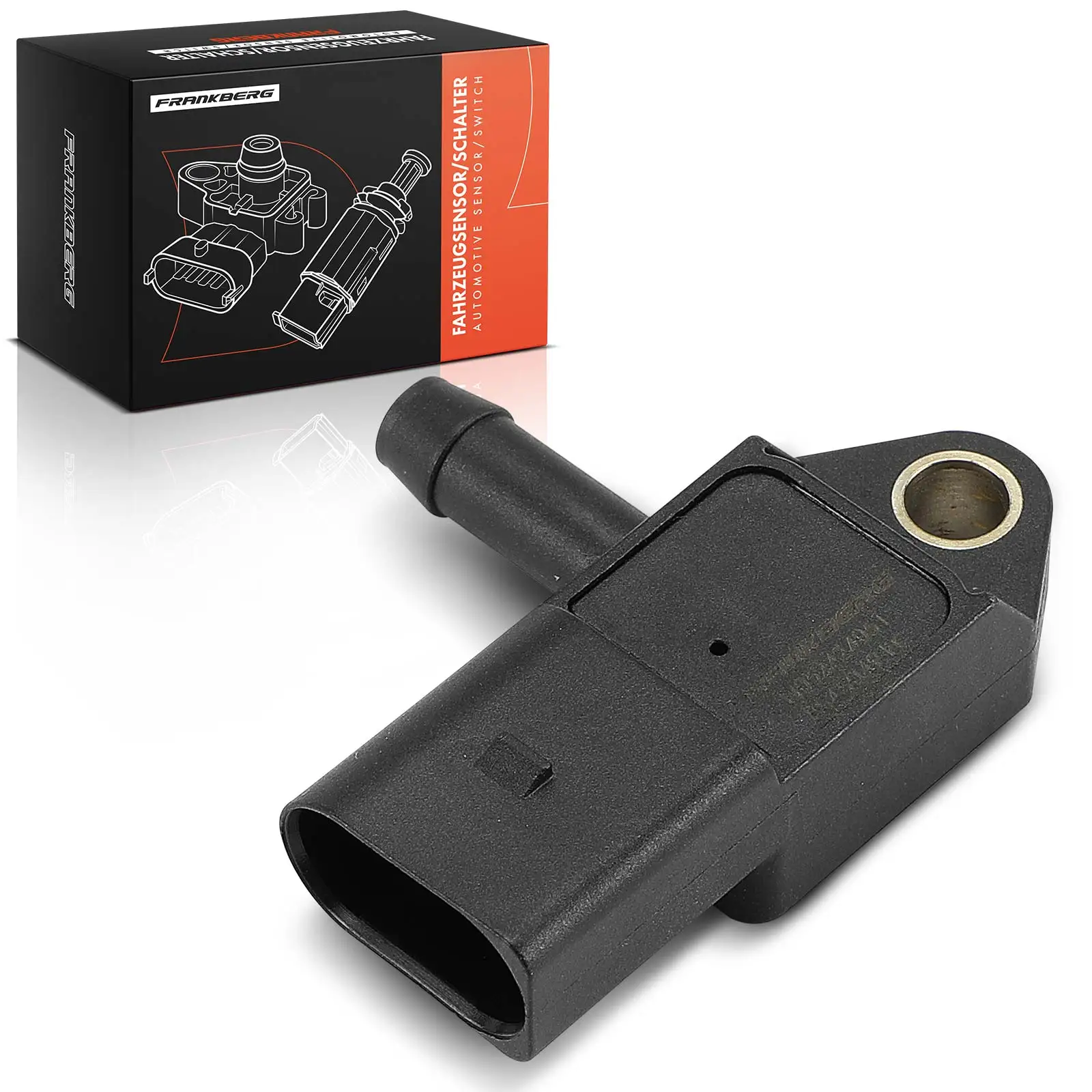 Frankberg 1x Uitlaatdruksensor voor VW Passat Crafter Tiguan Transporter Audi A4 A5 A6 04L906051K 04F145049A 827009 04L906051C