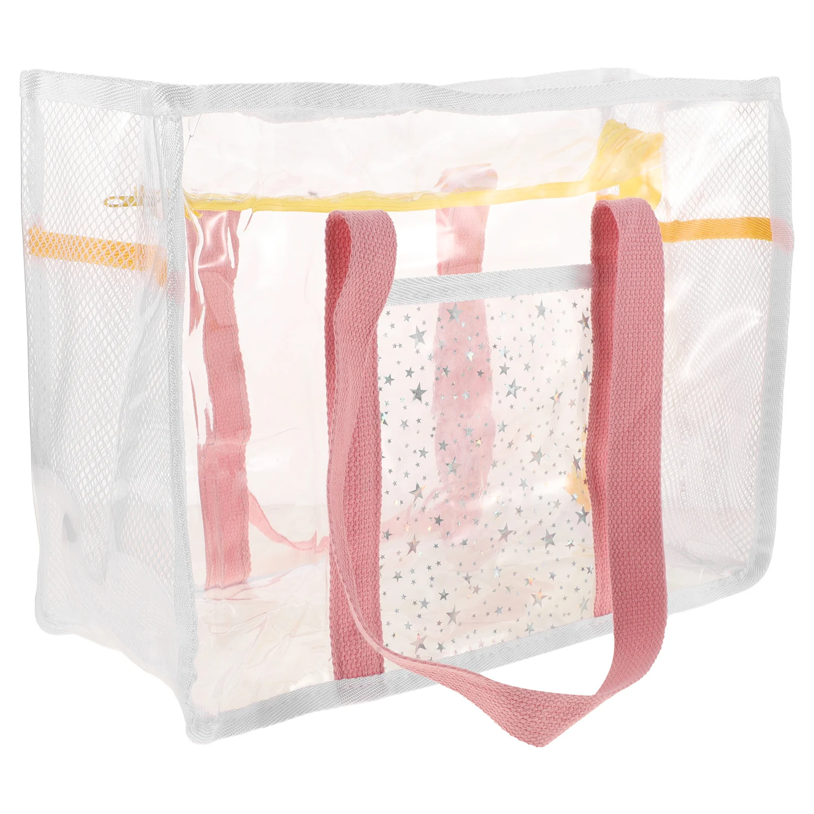 

PVC Transparent Waterproof Travel Bag Large Capacity Portable Storage Beach Tote for Women Travel Swimming Outdoor