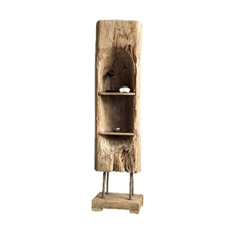 

Solid wood shelf B & B living room decoration creative display stand