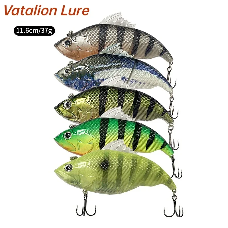 Vibration Vatalion Fishing Lures 2 Section Floating Pencil Saltwater Bait Bass Carp Multi Jointed Swimbait Trout Megabass Lure