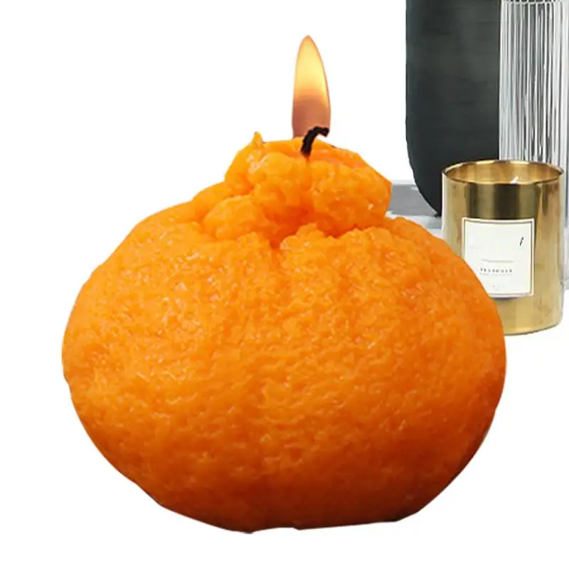 Orange Scented Candle Aromatherapy Spa Candle Relaxation Aromatherapy Candles Soy Candlesticks For Mom Wife Women Dad