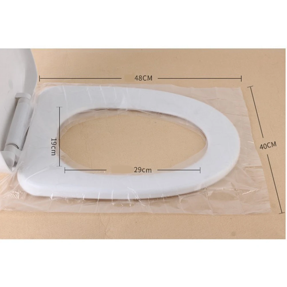

60pcs Disposable Toilet Seat Cover Pads Cushion Tank Covers Standard Size Premium Material Warm Comfort Elegant Appearance