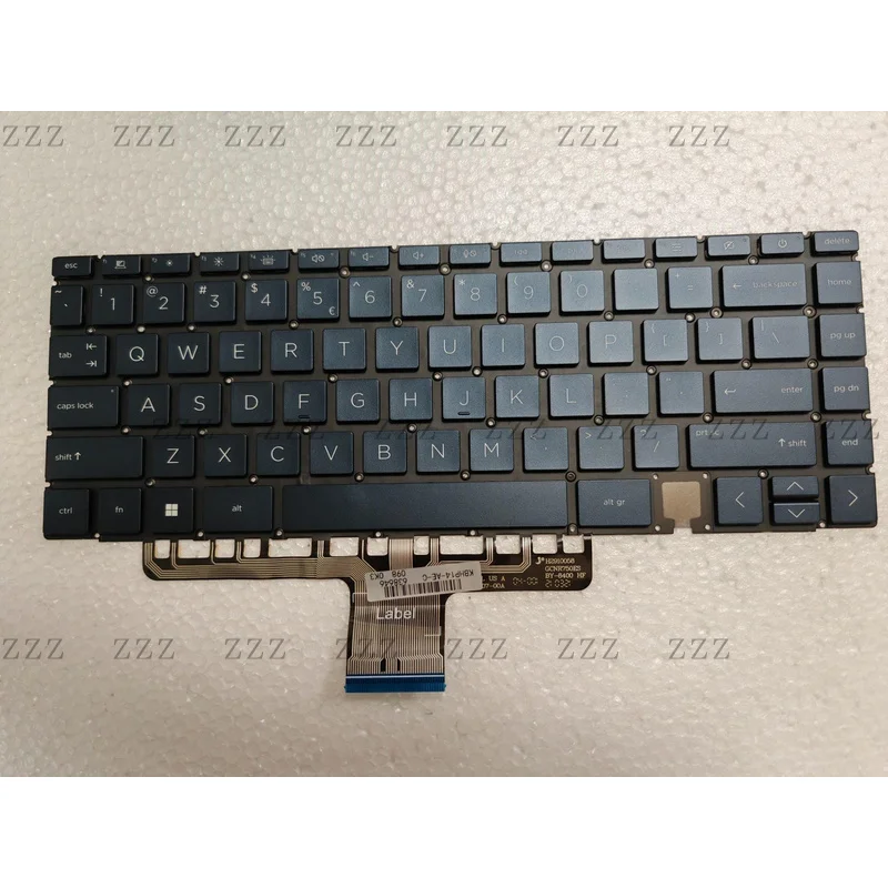 ZZ For HP Spectre x360 14-EA 14-EB 14-AE US Backlit Keyboard Blue