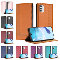 Leather Flip Case For Motorola Moto G Pure Stylus Power Play 2021 2022 2024 Edge30 40 50 Fusion Ultra NEO X30 Pro E13 E22 E32