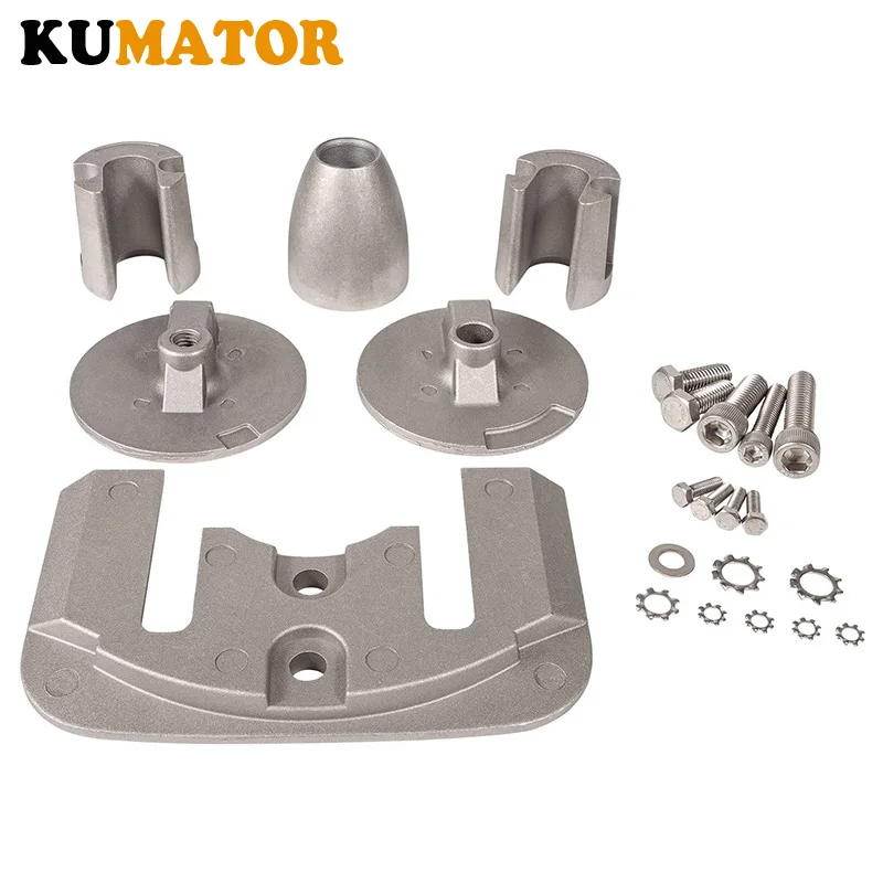 

Aluminum Anode Kit CMBRAVO3KITA For 2004-2022 Mercruiser Bravo III 3 Drives Sterndrive 888761Q02, 888761Q04