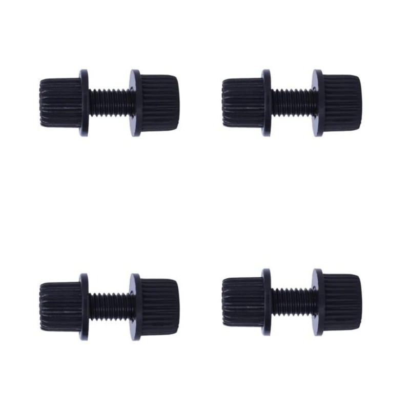 Convenient Motorcycle License Plate Screw Set Sturdy Nylon Fasteners Reliable Nylon License Plate Fasteners 4pcs/set G7ND