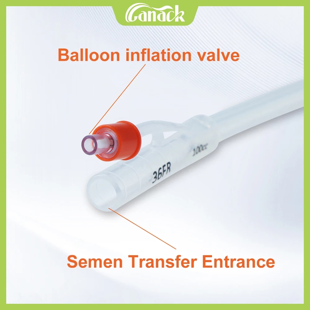 Canack Veterinary Animals Medical Silicone Insemination Catheter For Horse High Quality For Animal Hospital