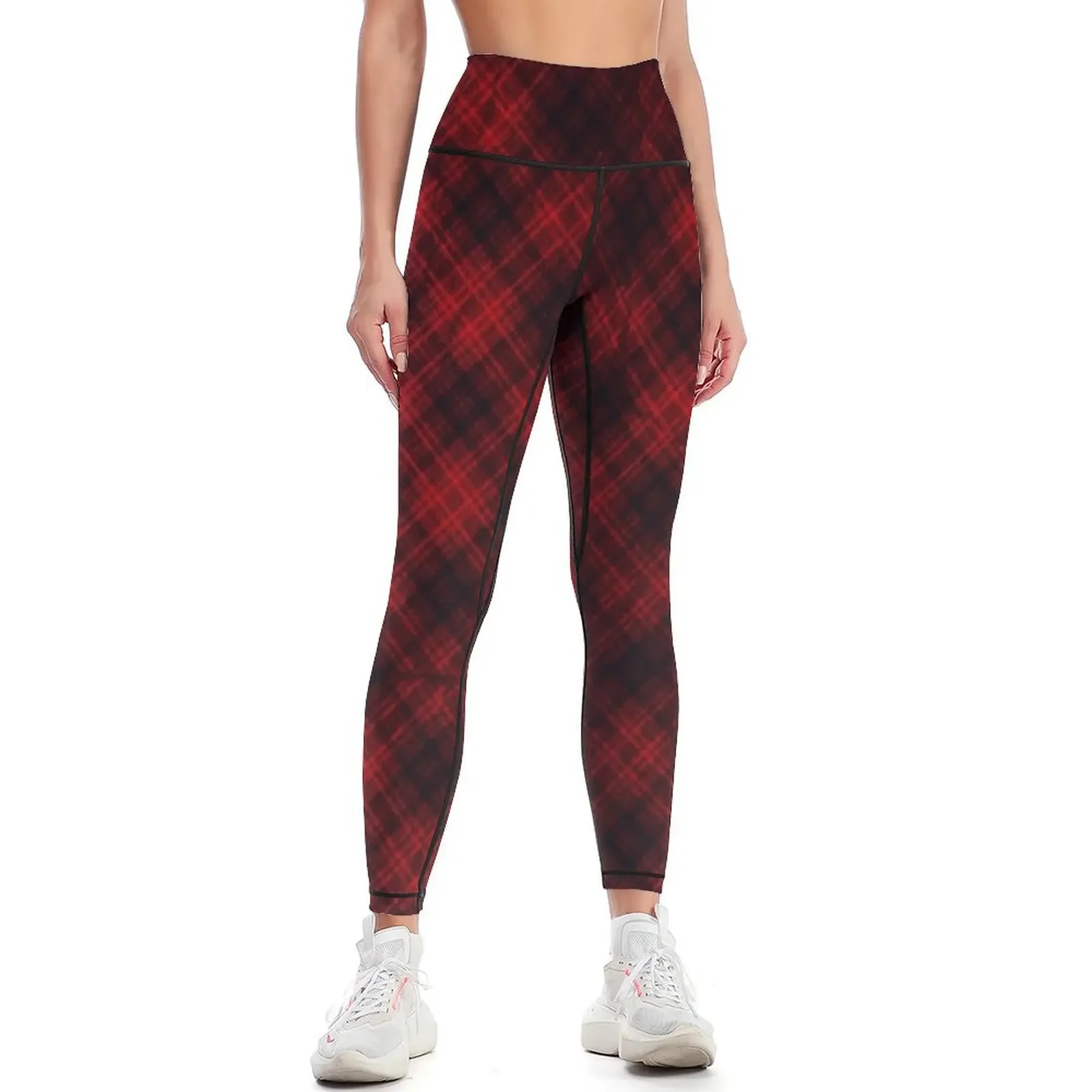 

Breaking Plaid Leggings for girls Training pants joggers for Female legging pants Womens Leggings