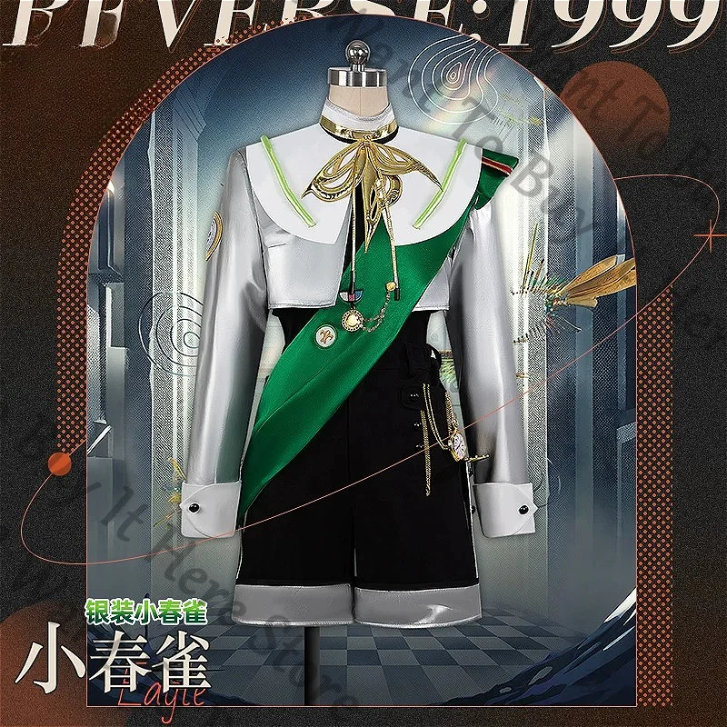 Disfraz de Anime Reverse:1999 Eagle, Uniforme de Dibujos Animados, Chaqueta, Pantalones Cortos, Gorra, Sombrero, Chal Ortopédico, Pantalones, Abrigo, Accesorio, Regalo