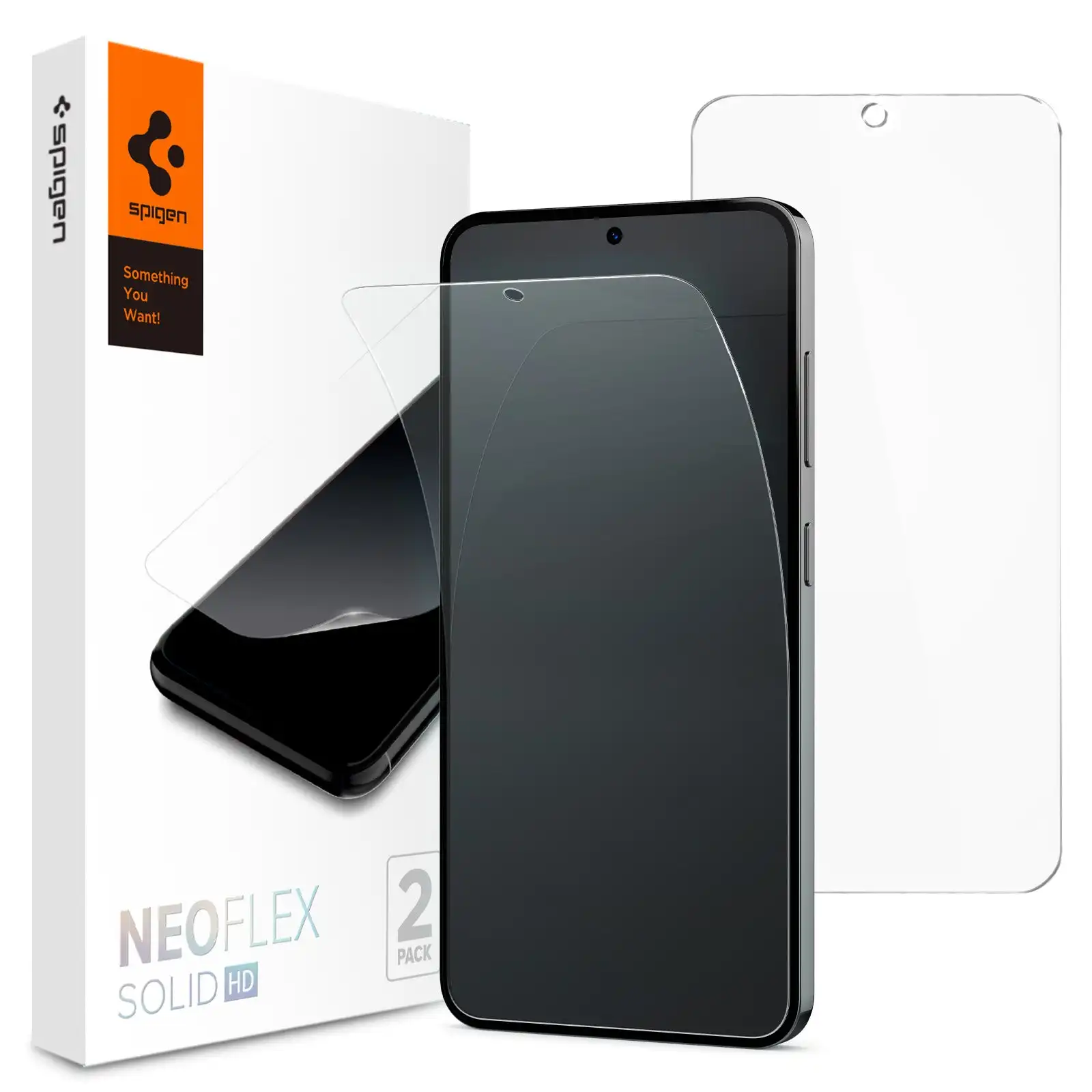 Spigen Neo Flex Solid HD Transparency 2 Pack - für Samsung Galaxy S24+