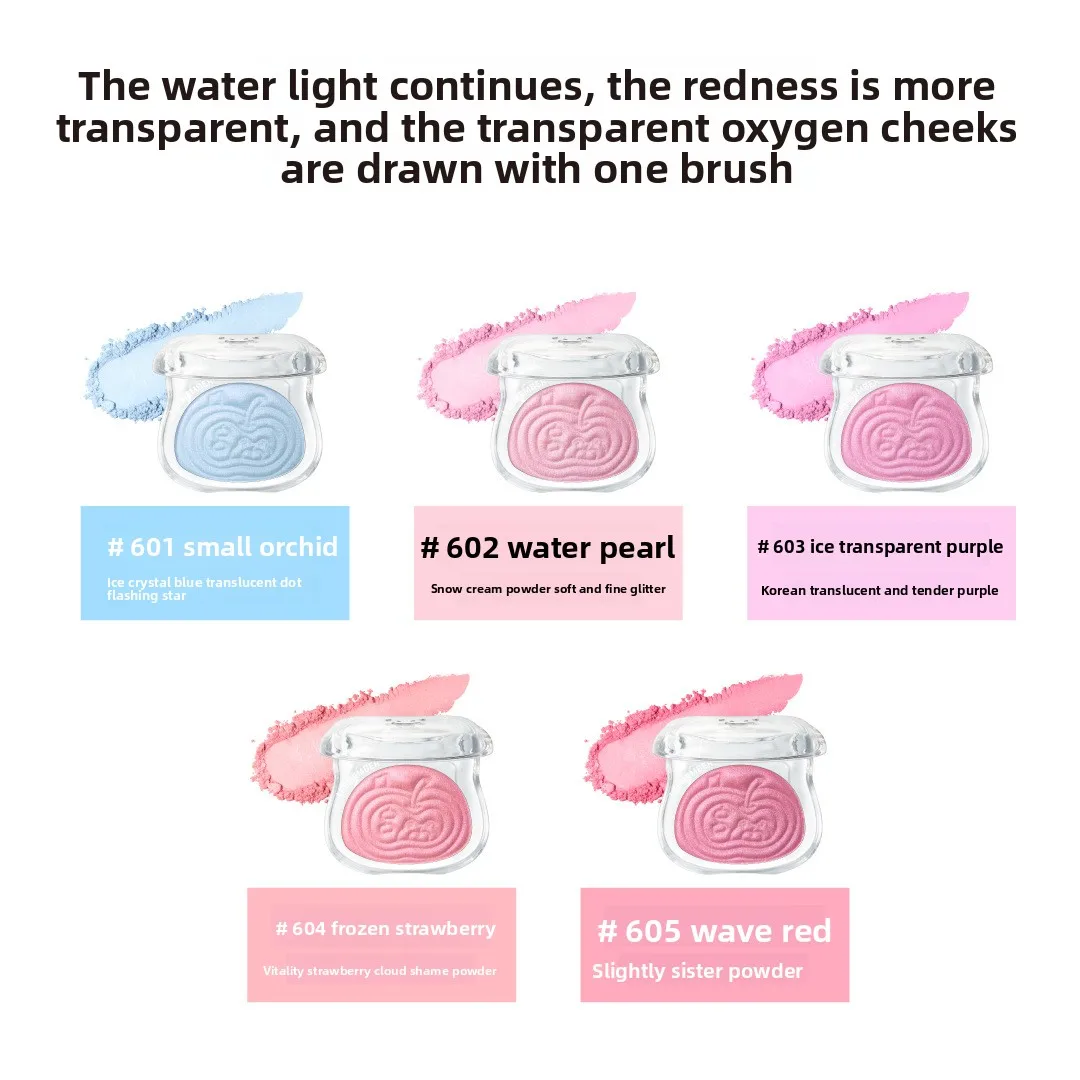 LEEMEMBER Satijn Multifunctionele Crème Water Lichte Blusher Gezichtscontour Fleuren Gezicht Langdurige Wangmake-up