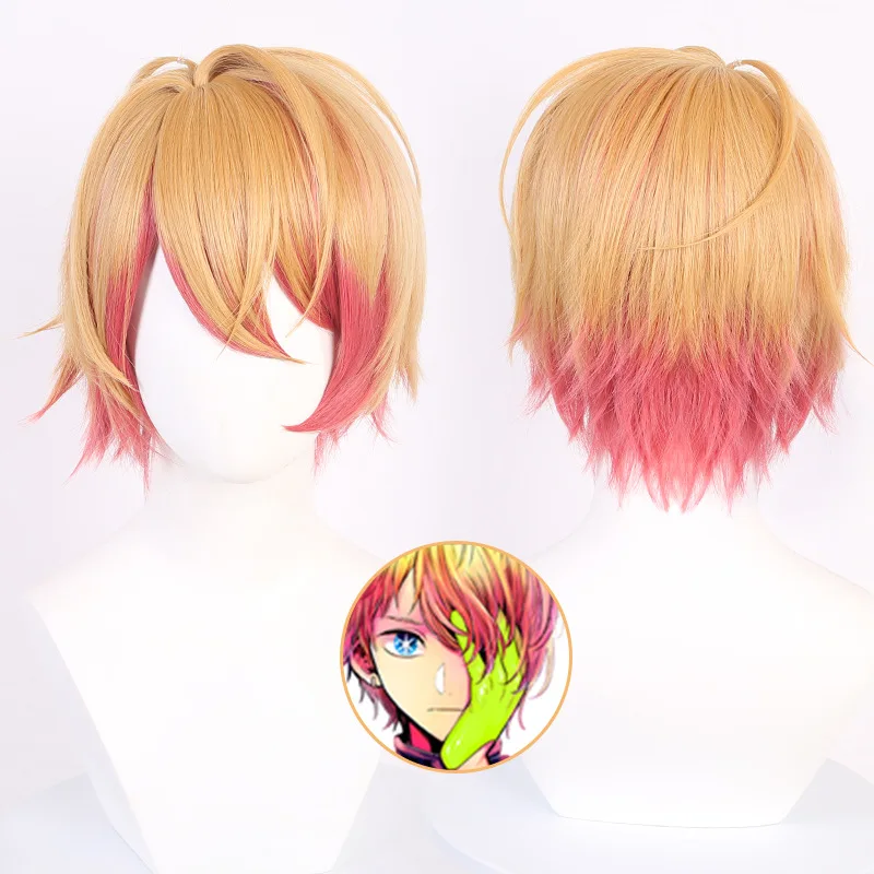 The Wig For My Cosplaying Child Aikura Ai From Hoshino With A Realistic Scalp Top And Mixed Color Gradient.