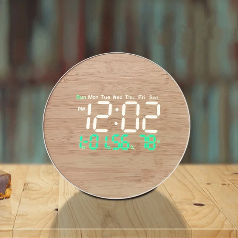 

LED Table Clock Digital Electronic Desktop Clock Temperature Display Minimalist Desk Watch Office Desktop Decoration Ornament