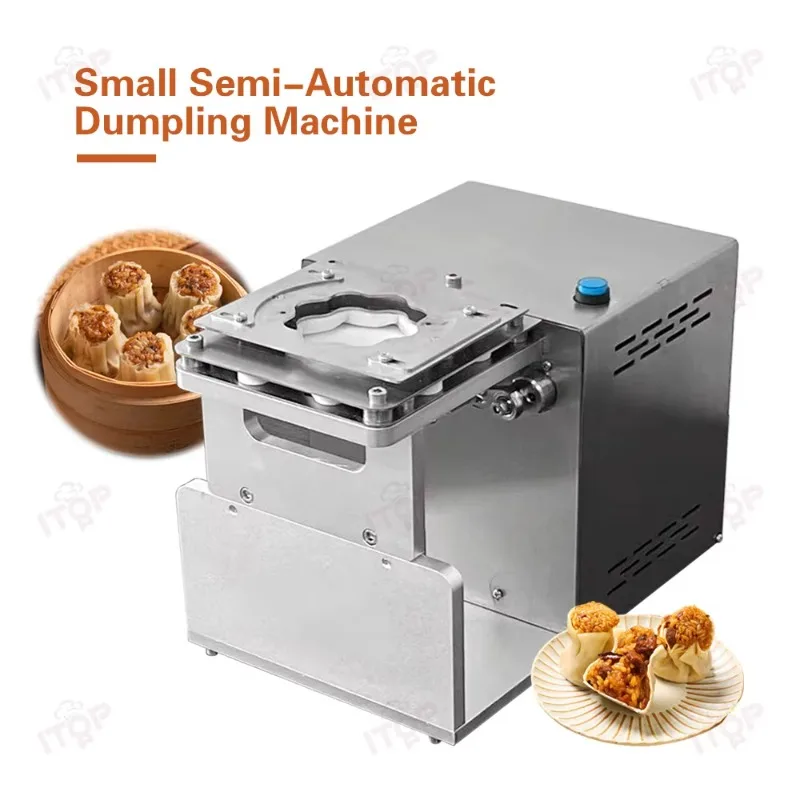 Semi-automatic Stainless Steel Dumpling Making  High Efficiency Gyoza Forming Equipment for Commercial Snack Shop