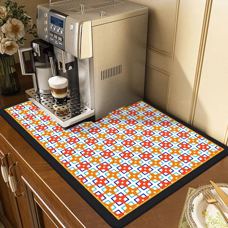 Kitchen Water Draining Pad Desktop Bar Coffee Machine Hydrophilic Pad Affordable Luxury Style Anti-Scald Thermal Pad Cross-Borde