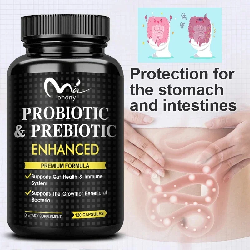 Probiotics and Prebiotics, Good for Intestinal Health, Relieve Bloating, Probiotic Capsules