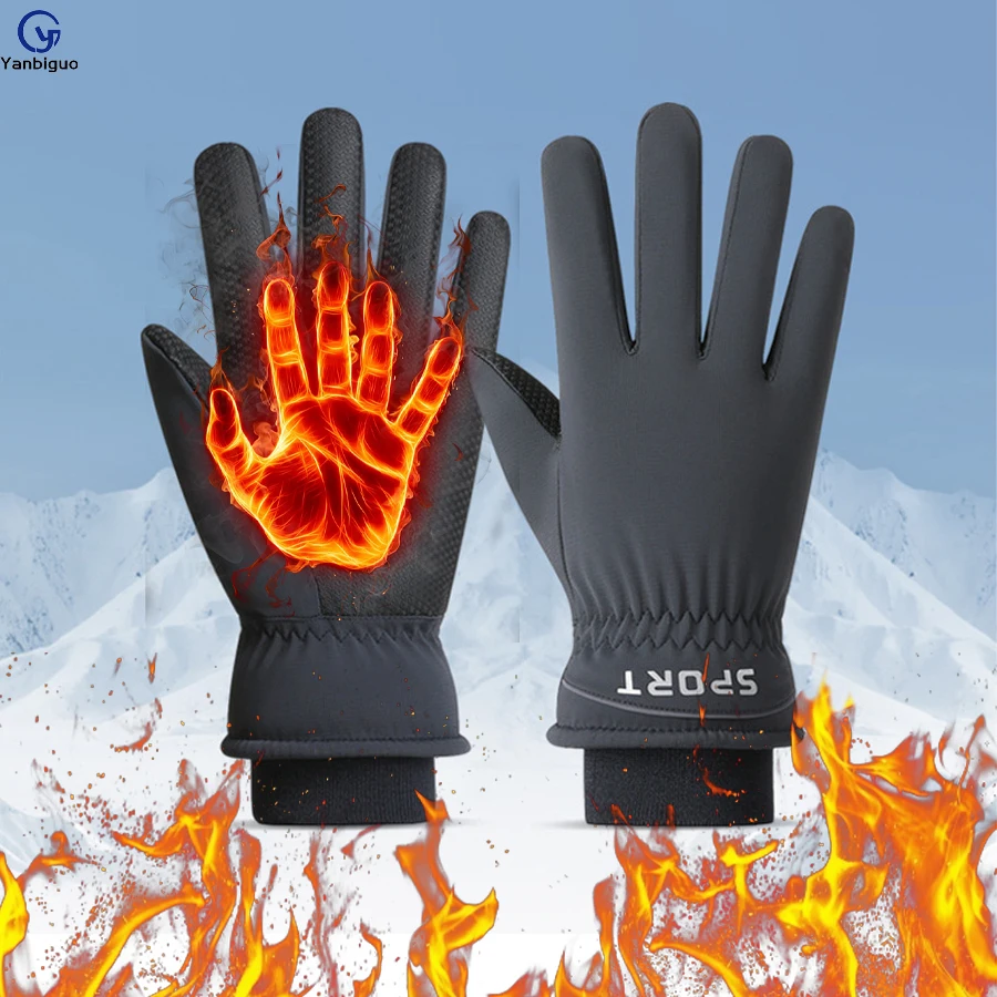 

Thermal Touchscreen Gloves Windproof Ski Gloves Waterproof Winter Warm Snow Glove for Skiing Cycling Outdoor Sports