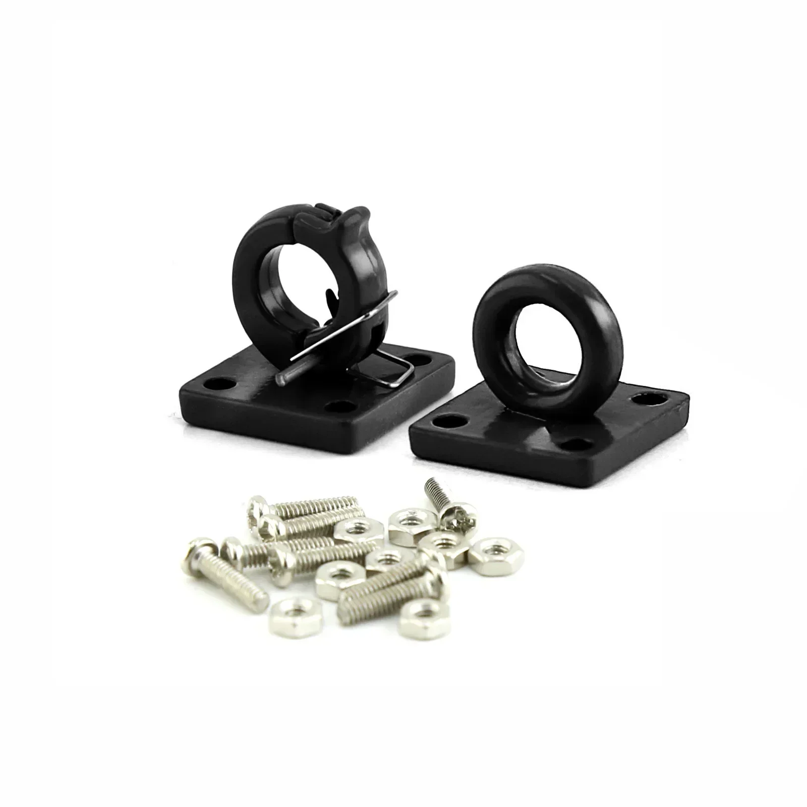 2 Pcs Metal Bumper D-ring Red Tow Hook for 1/10 RC Crawler Car TRX-4 Axial SCX10 90046 Upgrade Parts