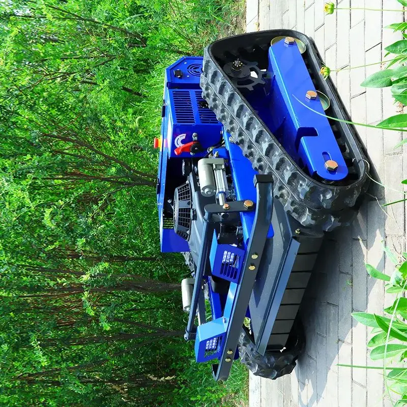 

Customized Efficient remote control lawn mower with a range of 550 meters, mini remote control weeding machine factory promotion