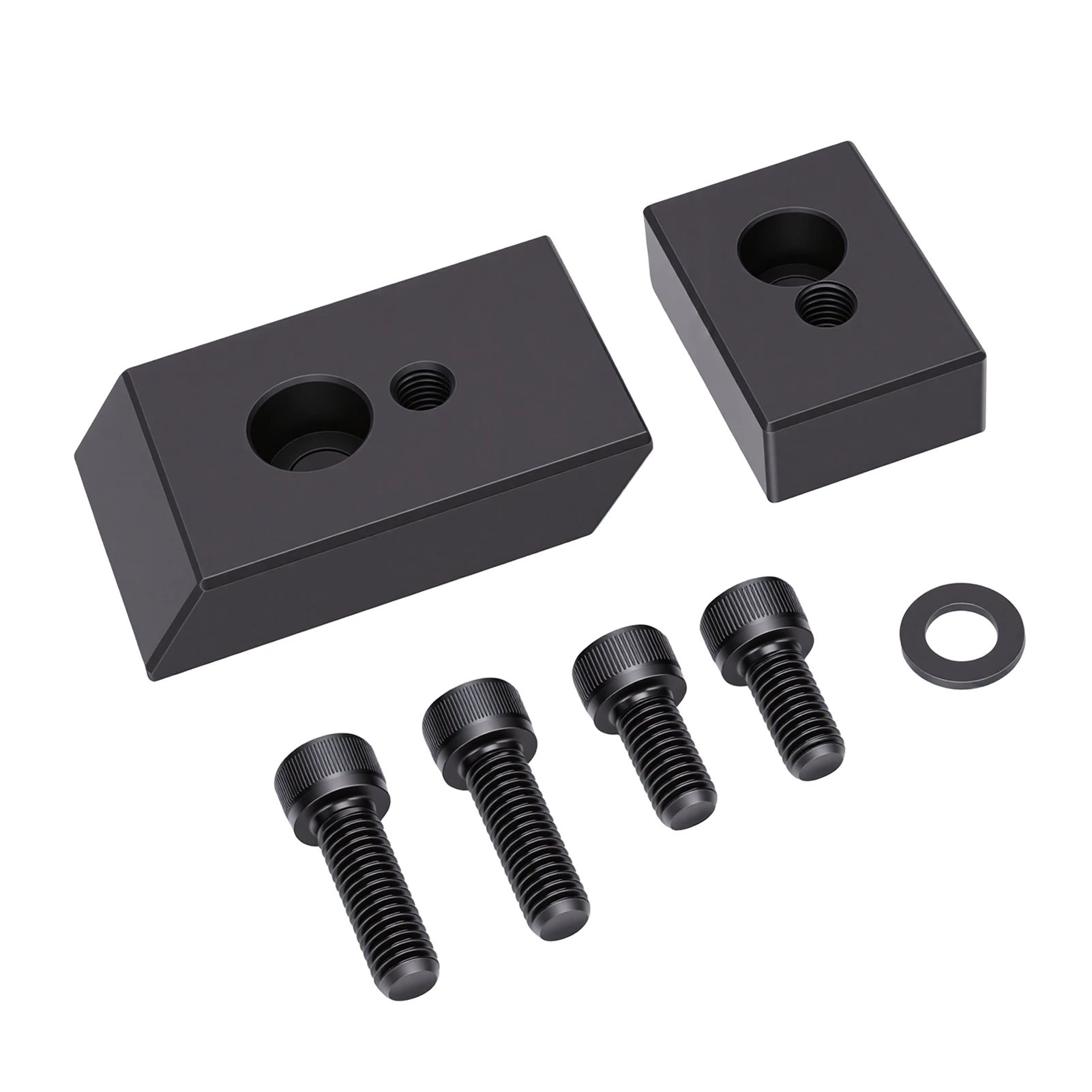 Front Seat Riser Spacer Kit Aluminum Seat Recline Kit Replacement for  JL JLU 2018 and Later Fixed 3/4in Blocks