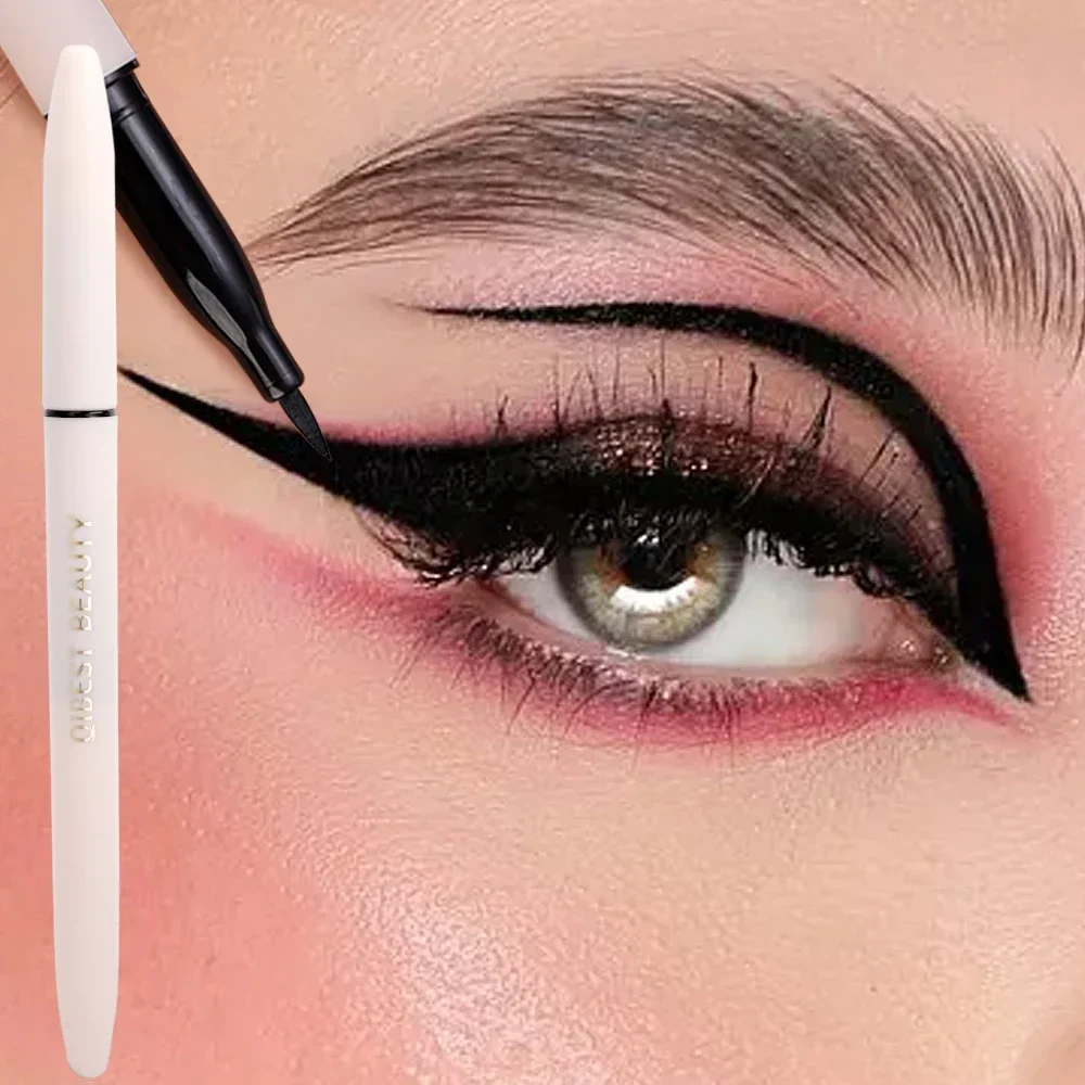 Waterproof Matte Black Liquid Eyeliner Quick Dry Smooth Brown Long Lasting Eye Liner Natural Not Blooming Women Eye Makeup Pen