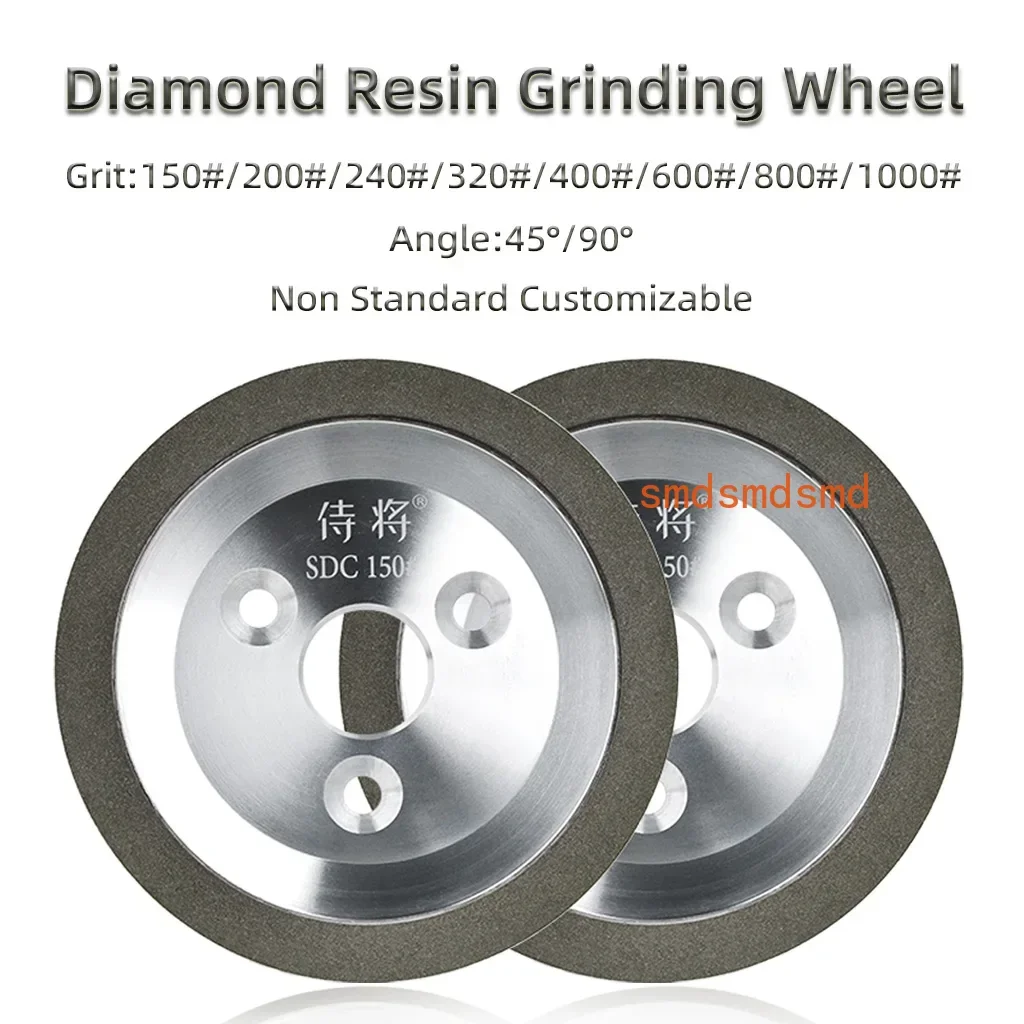 125mm SDC Diamond Resin Grinding Wheel Cup Grinder Disc For Carbide Metal Angle Grinder Tool 150/200/240/320/400/600/800/1000#