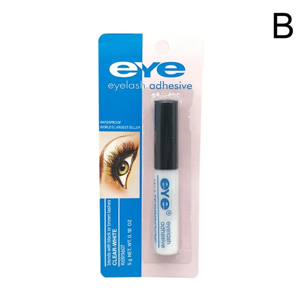 5g False Eyelash Glue Waterproof Transparent White Black Quick Dry Eyelashes Extension Lasting Strong Lashes Glue Makeup Tools