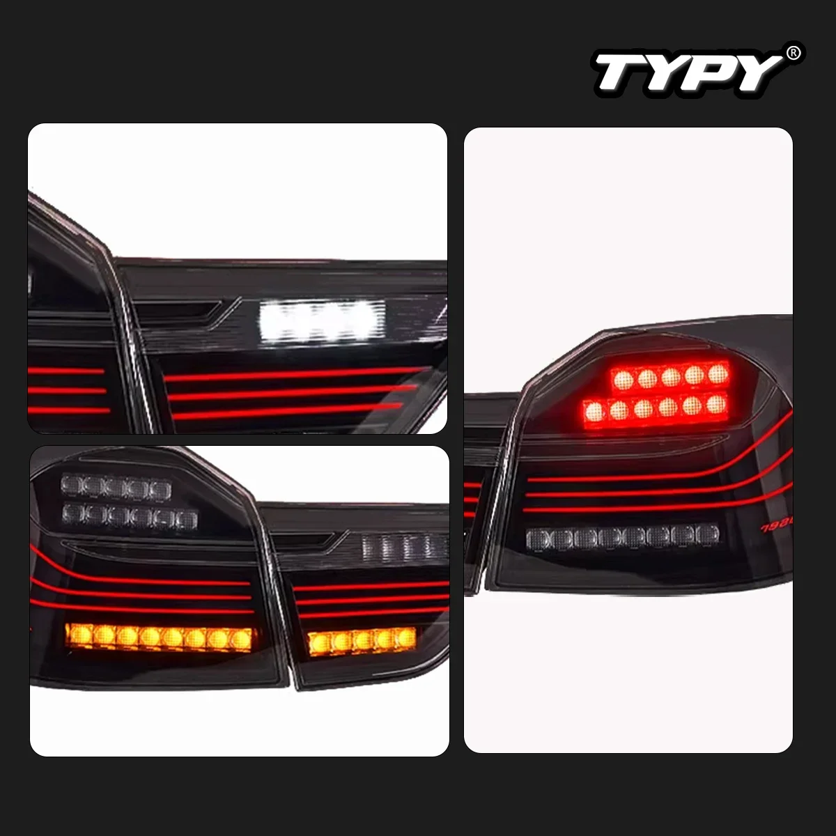 

TYPY Dynamic Turn Signal Tail Lamp Automotive Accessories Upgrade Modified New LED For BMW X4F26 Taillight 2014-2018