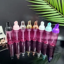 10Pcs/60ML Transparent Pink Plastic Bottle Soap Mousse Travel Portable Foam Bottle Cleaning Washing Foam Dispenser Sub-bottle