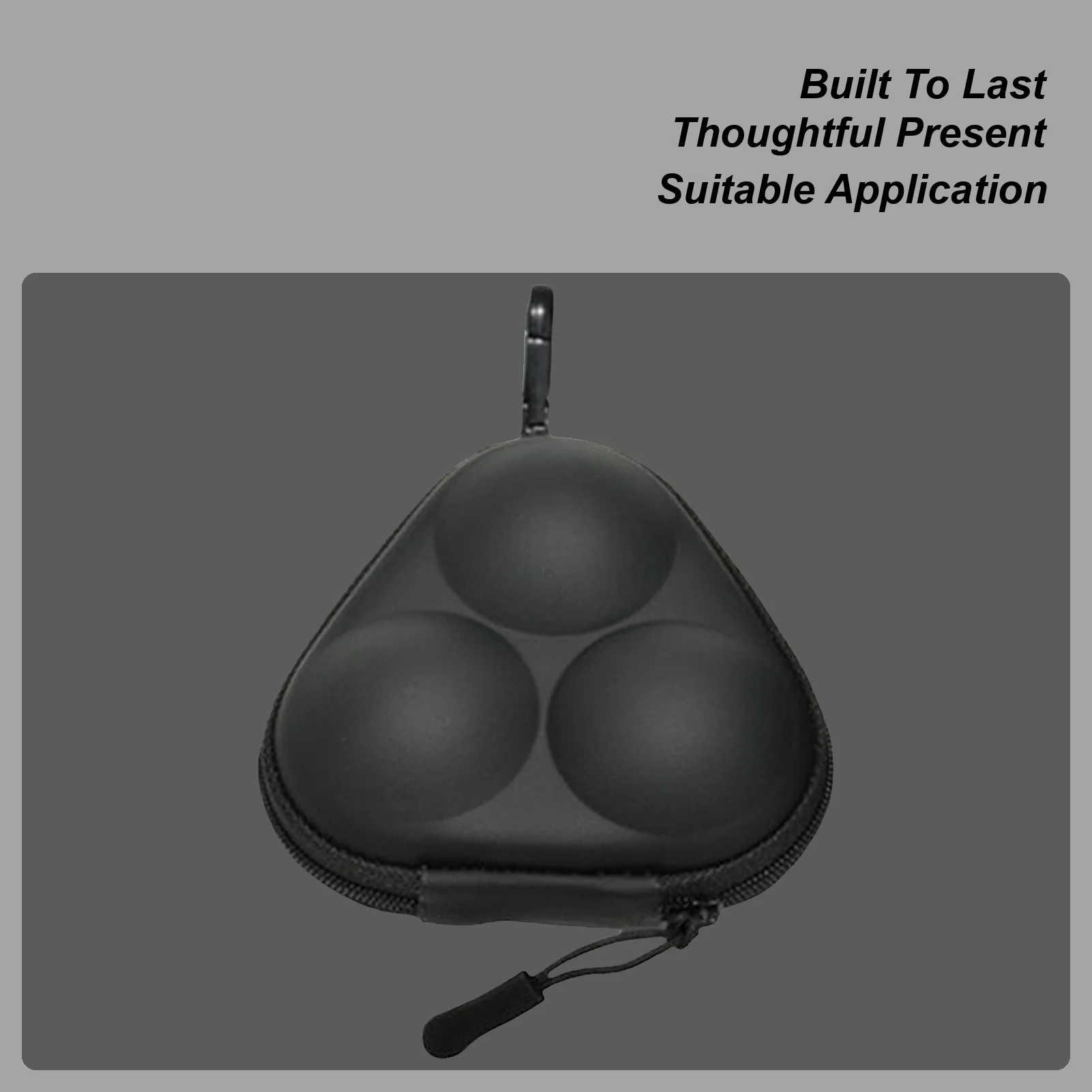 Golf Pouch Bag Lightweight Golf Ball Storage Bag Portable Hard Shell With Carabiner Pouch For Women Easy Access Sports