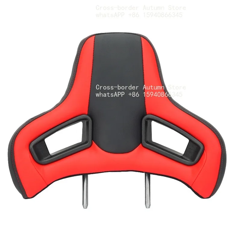 Universal plug-in car seat headrest, high-quality PVC suitable for sports car seat heads