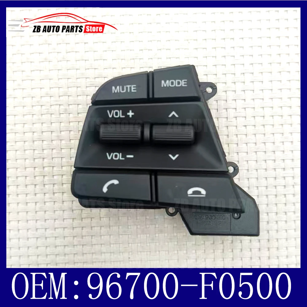 For Elantra AD Steering Wheel Buttons, Multimedia Control Buttons, Volume and Track Adjustment Switches, OEM 96700-F0500