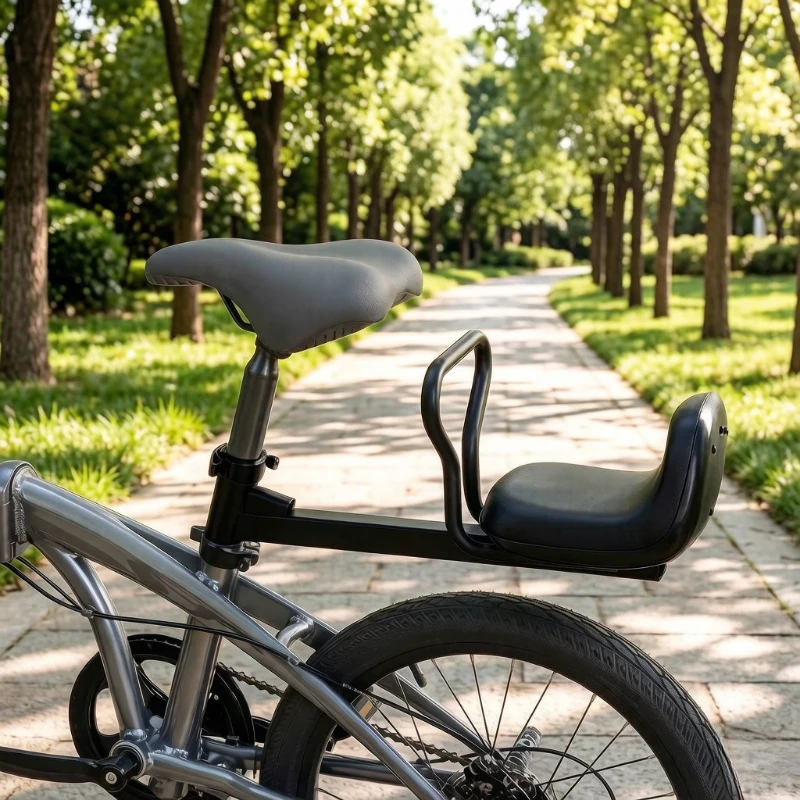 Electric Bike Rear Quick Release Seat, Foldable Child Safety Chair with Strong Mount, Sturdy Durable & Long Lasting Use