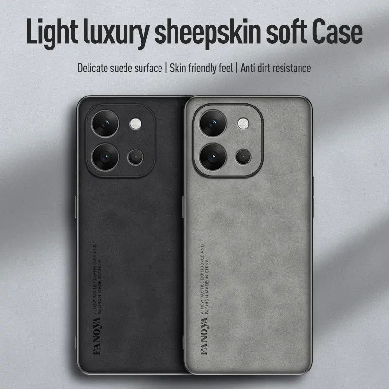 Case for Vivo x300 e X200 Ultra Protect Lens Lambskin Leather Shell Coque vivo X300 Ultra Cover TPU Soft Bumper Shockproof Funda