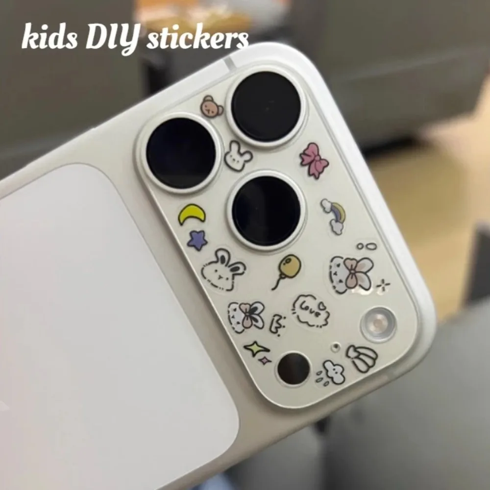 2pcs Cute Dog Nail Stickers Japanese Cartoon Animal Nail Decals Sweet Children DIY Manicure Decor Nail Art Accessories for Girls