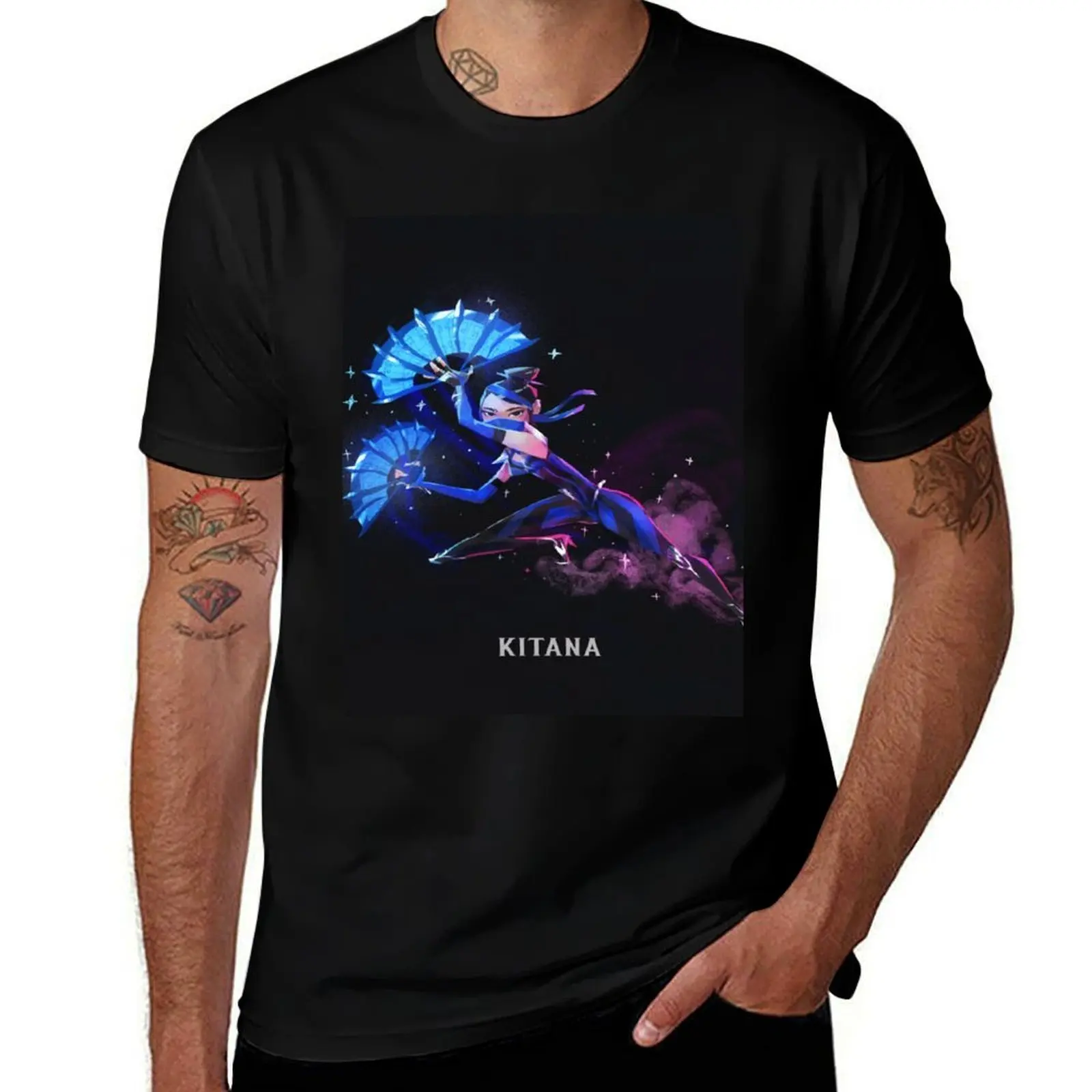Camiseta Mortal Kombat 11 Kitana para hombre, camiseta de lujo para hombre, camisetas divertidas, camiseta de humor oscuro