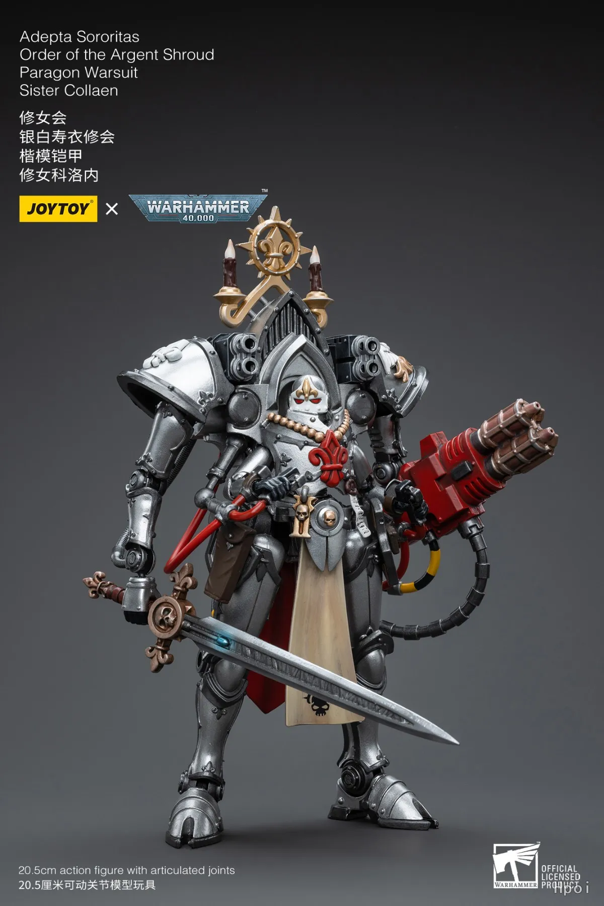 【In Stock】 JOYTOY Warhammer 40K Adepta Sororitas Paragon Warsuit Sister Collaen 1/18 Action Figure Model Toys Gifts