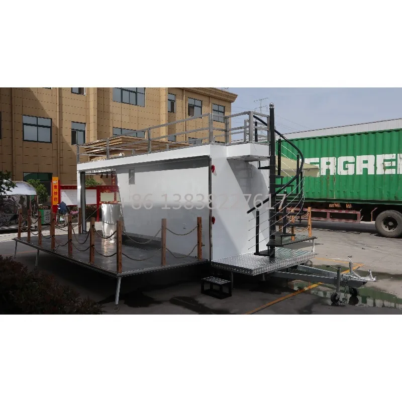 Full Kitchen Concession Catering Food Trailer | Internal Equipment Customizable Fast Food Truck