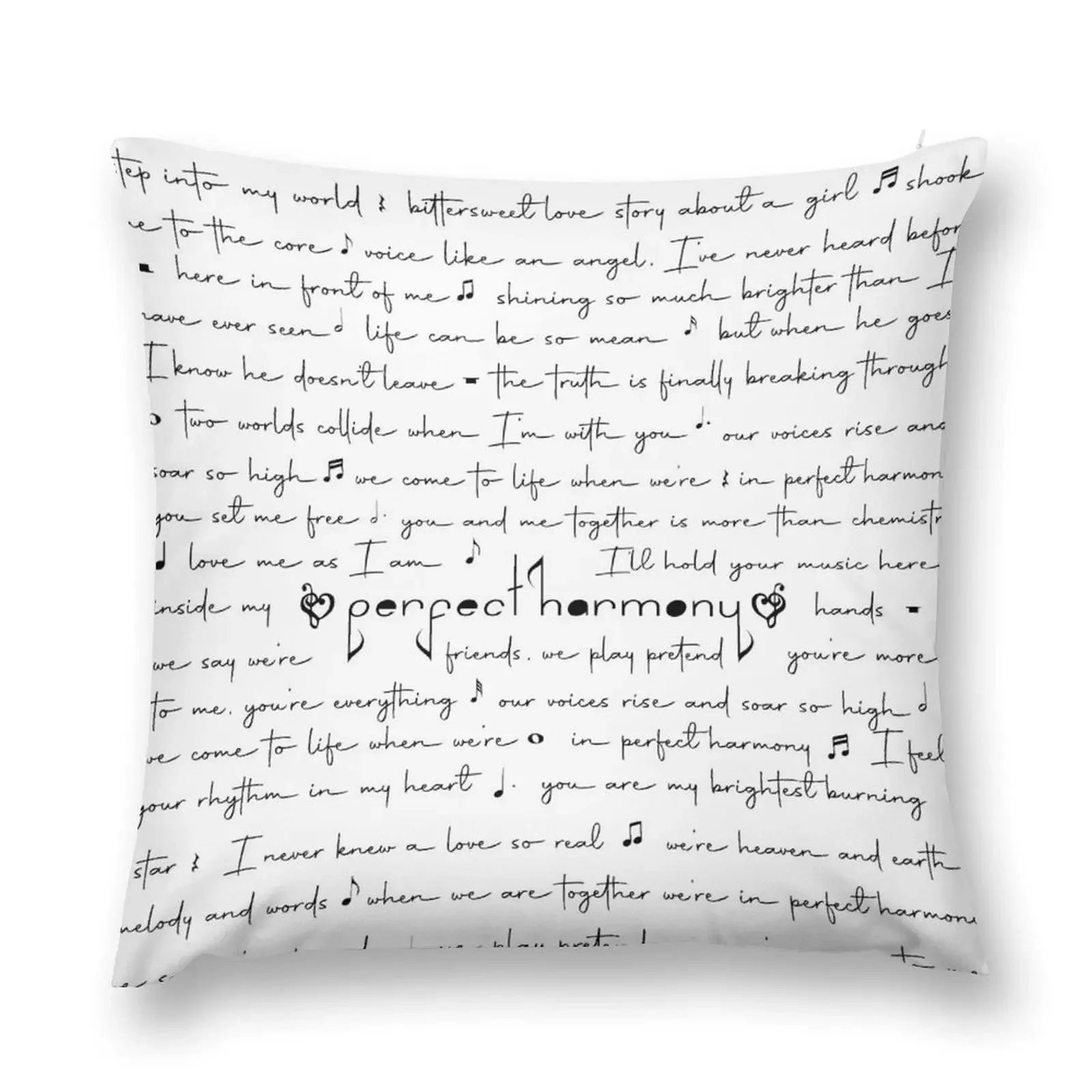 Perfect Harmony Julie and the Phantoms Throw Pillow Cushion Cover Couch Cushions pillow